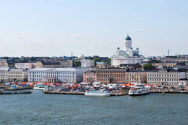 Helsinki. Vista desde el mar — Foto de Stock