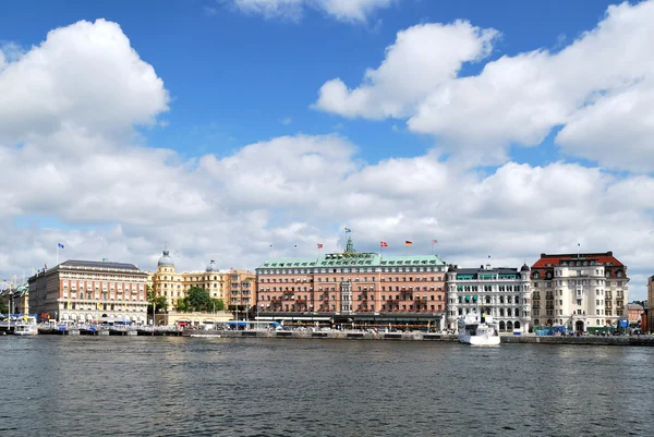 Estocolmo. Quay Stromkajen — Fotografia de Stock