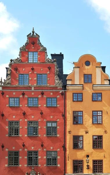 Los edificios más antiguos de Estocolmo — Foto de Stock