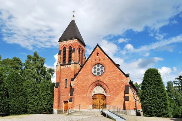 En kyrka i sandsborg, Sverige — Stockfoto