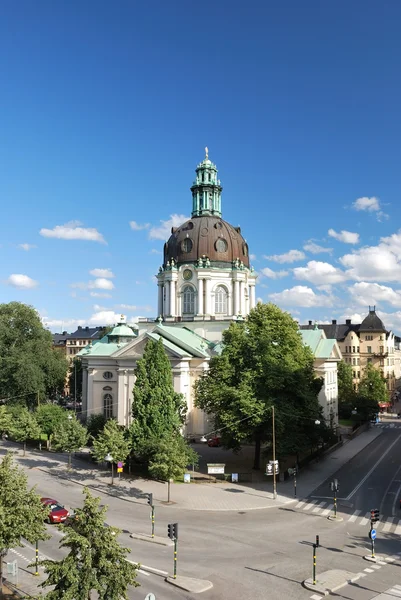 斯德哥尔摩，古斯塔夫 · 瓦萨教会 — 图库照片