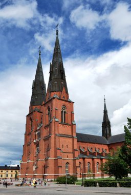 The Cathedral of Uppsala, 13 century clipart