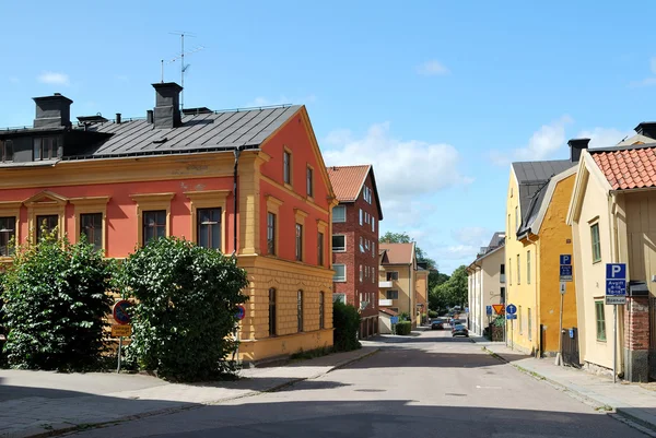 Szép utca, Uppsala — Stock Fotó