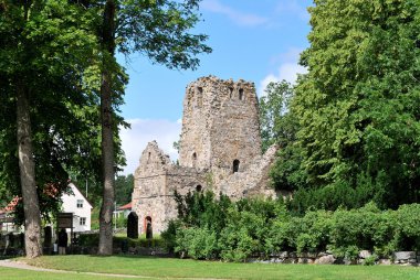 Sigtuna. Ruins of St.Olof Church clipart