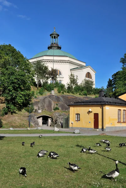 Chiesa su Skeppsholmen — Foto Stock