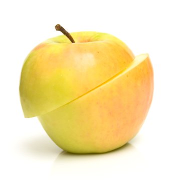 Yellow apple clipart