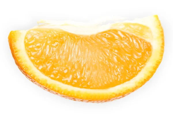 Fris oranje op wit 2 — Stockfoto