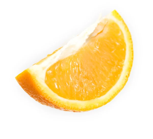 Čerstvý pomeranč na bílém pozadí — Stock fotografie
