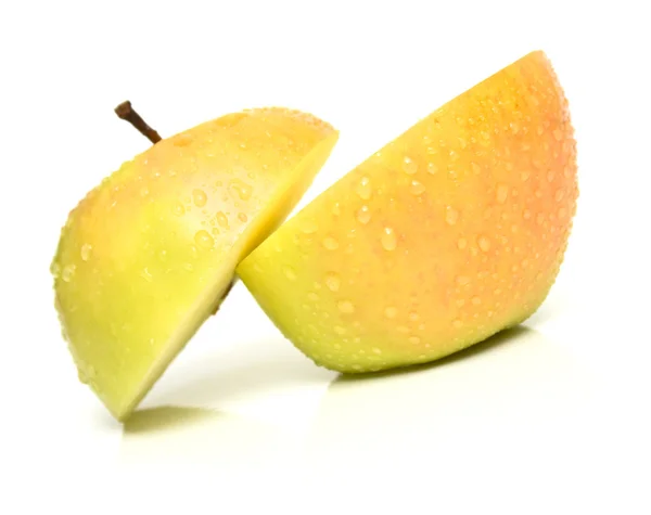 Sarı olgun elma — Stok fotoğraf
