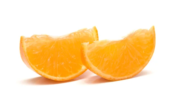 Mandarinas sobre blanco —  Fotos de Stock