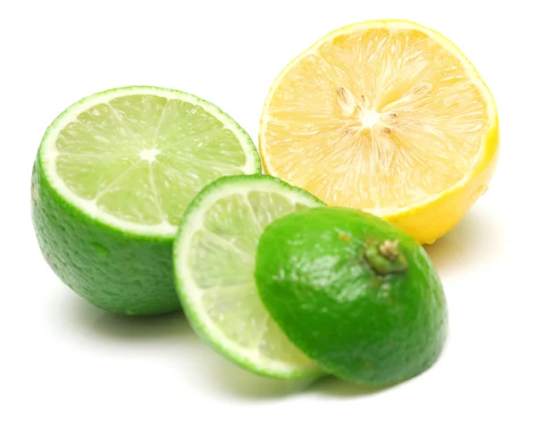 Zitrone und Limette — Stockfoto