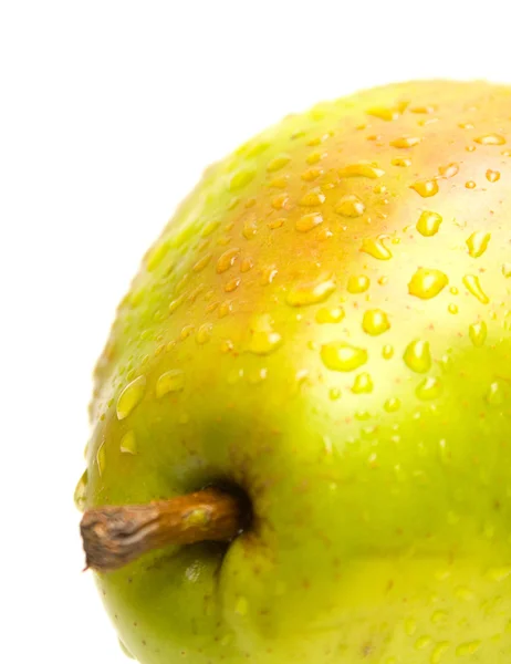 Macro green pear 3 — Stock Photo, Image