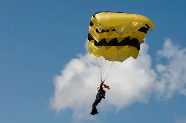 Paracadutista in volo — Foto Stock