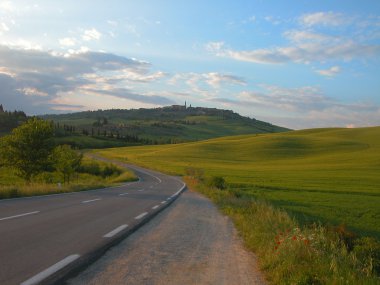 Tuscan kırsal, İtalya