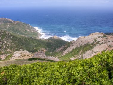 Sardinia Coast in summer, Italy clipart