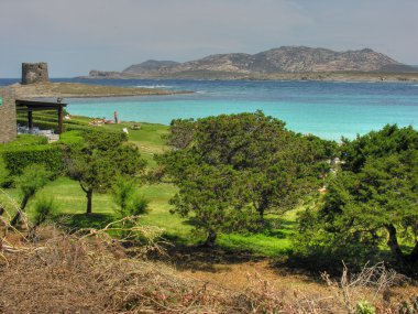 Sardinië kust in de zomer, Italië