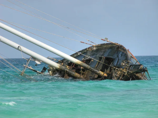 Famous Wrecked Ship, Capo Verde, May 200 — Stock Photo, Image