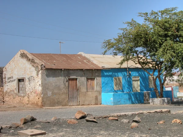 Casas antiguas en Capo Verde, mayo 2003 — Foto de Stock