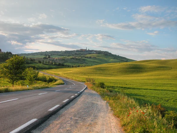Toskanska landsbygden, Italien — Stockfoto