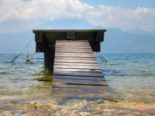Gardasjön landskap, Italien — Stockfoto