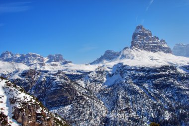 Alpler kış, dolomites, İtalya, 2007