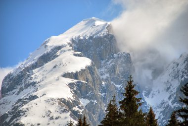 Alpler kış, dolomites, İtalya, 2007