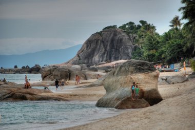 Koh samui kayalar, Tayland, thailand, Ağustos 2007