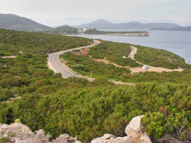 Sardinië kust in de zomer, Italië