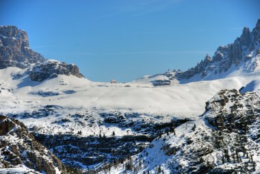 Alpler kış, dolomites, İtalya, 2007