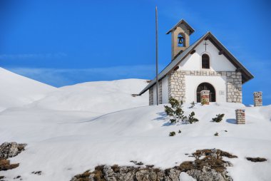 Alpler kış, dolomites, İtalya, 2007