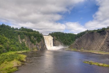 Montmorency Falls, Quebec, Canada clipart