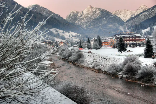 Взимку Доломітові Альпи, Італія — стокове фото