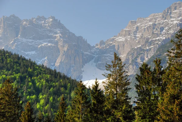 Alpen Winter, Dolomiten, Italien, 2007 — Stockfoto