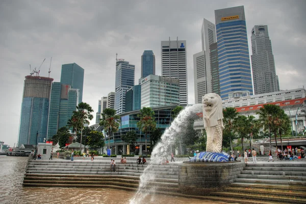 Pohled ze Singapuru, srpen 2007 — Stock fotografie