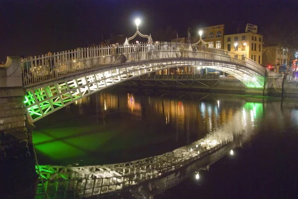 Hapenny Bridge, Dublin, 2009 — Stockfoto
