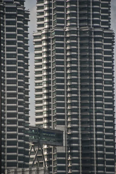 Petronas Towers, Kuala Lumpur, 20 de agosto — Fotografia de Stock