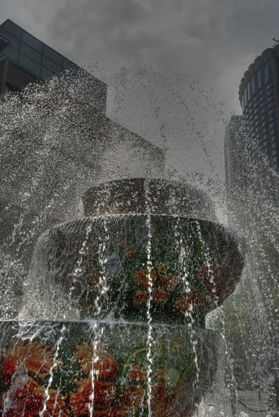 噴水、クアラルンプールで 2009 — ストック写真