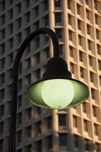 Pouliční lampa brisbane, Austrálie, augu — Stock fotografie