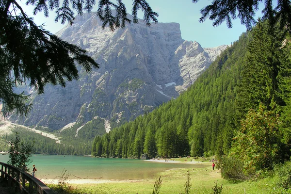 Dolomitok hegyei, Olaszország, nyár 2009 — Stock Fotó