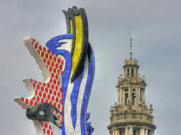 Архитектура Барселоны — стоковое фото