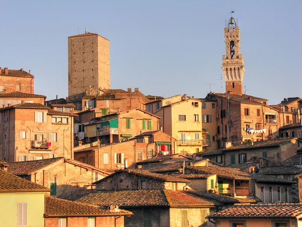 Siena, Toscane, Italië — Stockfoto