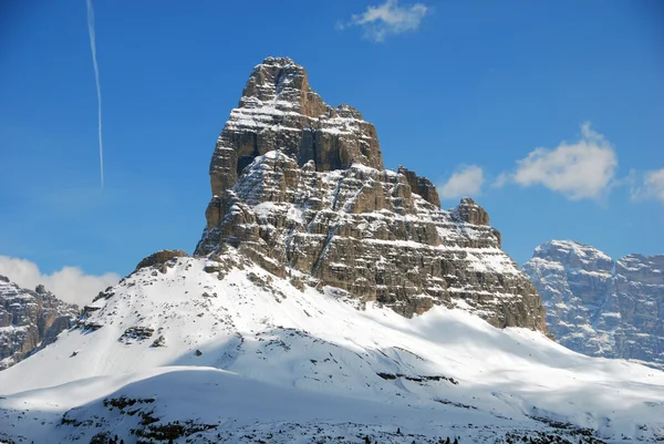 Alperna vintern, Dolomiterna, Italien, 2007 — Stockfoto