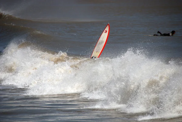 Surfař v galveston, texas, 2008 — Stock fotografie