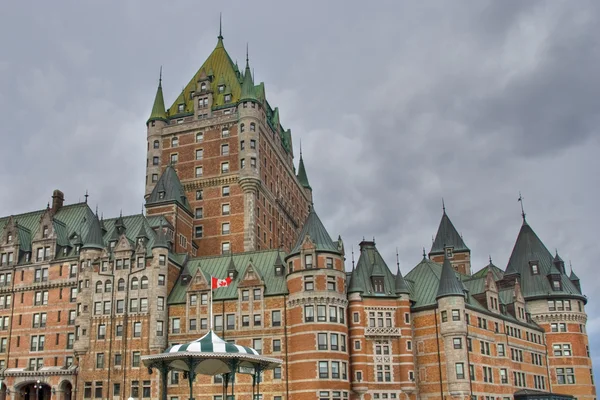 Hotel de Frontenac, Quebec, Canadá — Foto de Stock
