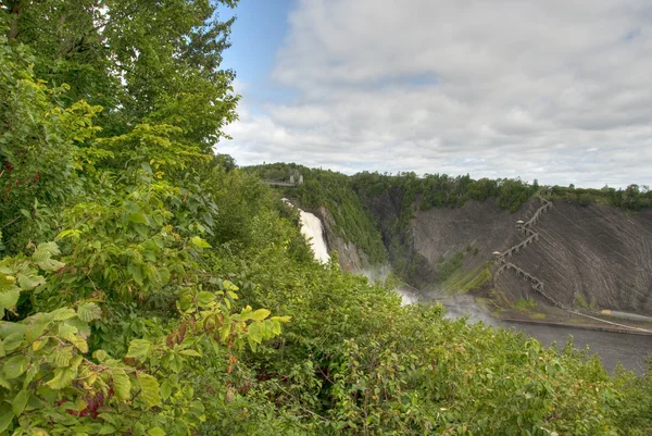 Montmorency falls, quebec, Kanada — Stockfoto