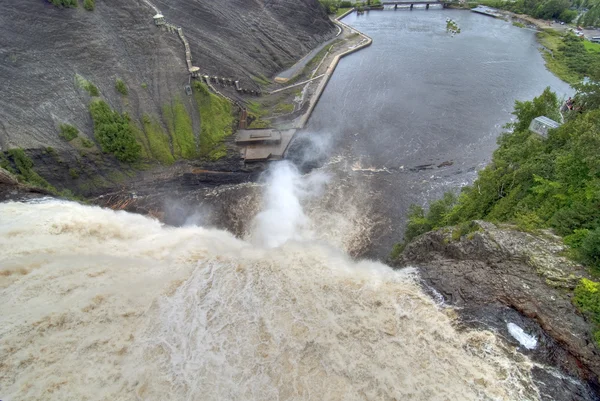 Montmorency falls, quebec, Kanada — Stockfoto
