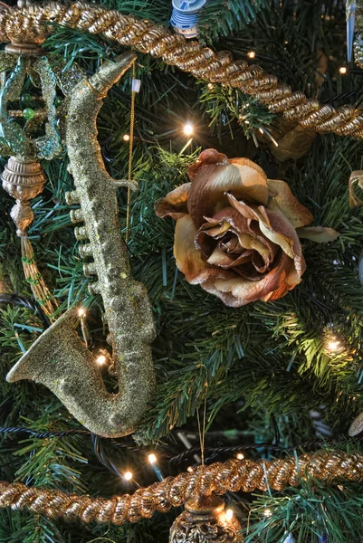 圣诞装饰品，托斯卡纳，意大利 — 图库照片