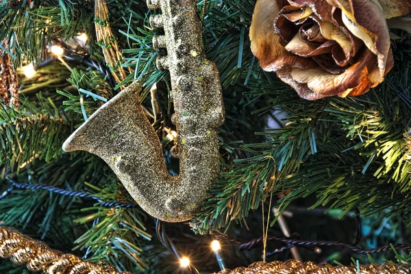 Jul dekorationer, Toscana, Italien — Stockfoto