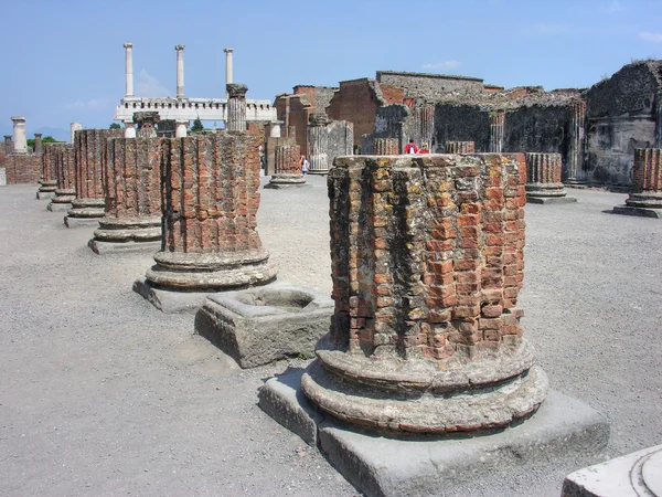 Pompeje ruiny, Itálie — Stock fotografie