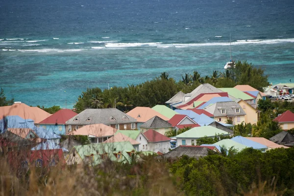 Pobřeží v saint maarten island, Antily — Stock fotografie